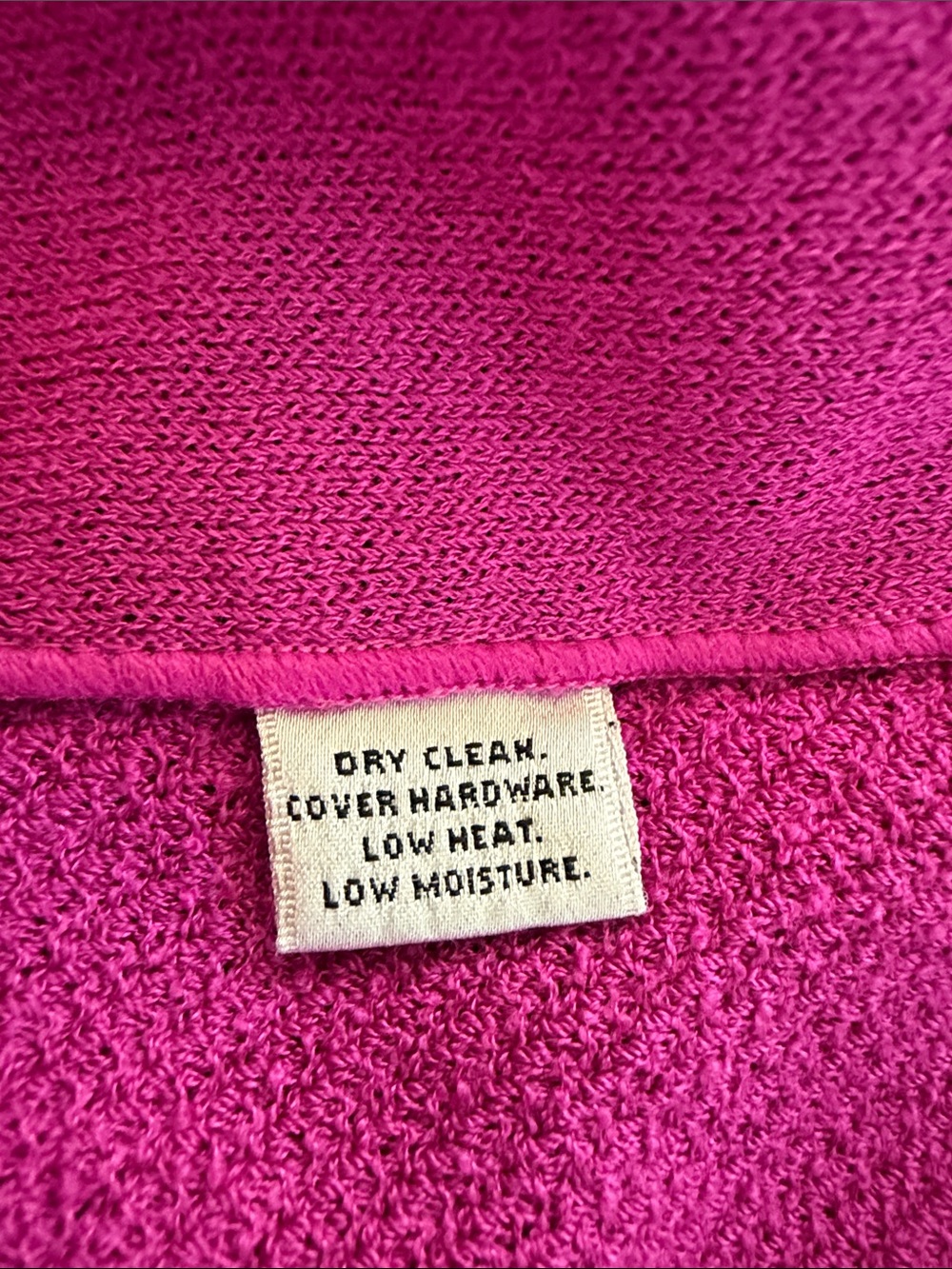St. John Collection Magenta Santana Knit Jacket Size 8 Double Breasted Designer - Picture 5 of 9